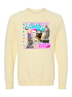 Neon Sunset Unisex Crewneck Sweatshirt